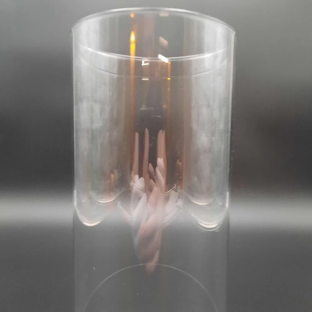 Clear Glass Hurricane Candle Lantern Cylinder Shade 10